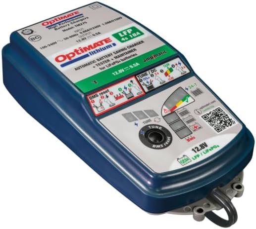 Optimate TM274 TM274v2 Lithium 4s 10A 10-stufiges gekapseltes batterieschonendes 12.8V 10A Lade- & W