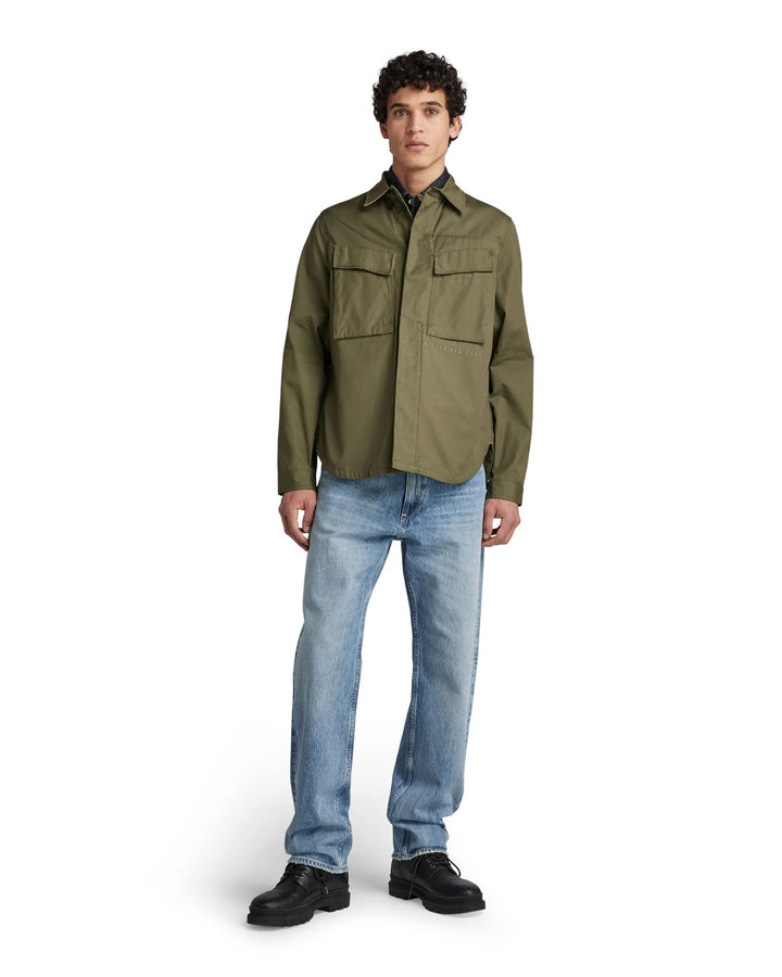 G Star RAW, Herren Mysterious Regular Hemd M Grün (Shadow Olive D21076-9706-b230), M Grün (Shadow Ol