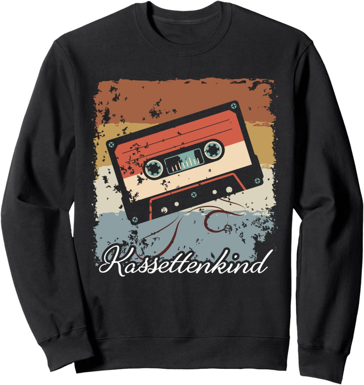Oldschool Retro Style Vintage Kassette Mixtape HipHop Sweatshirt
