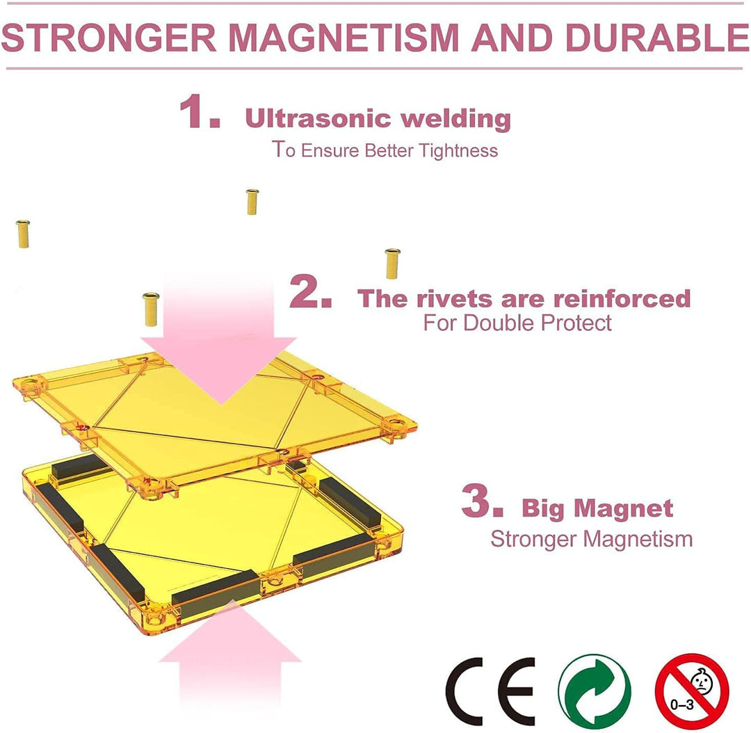 Magblock Magnetische Bausteine Magneten Spielzeug Magnetspielzeug Magnetspiele Kinderspielzeug Für K