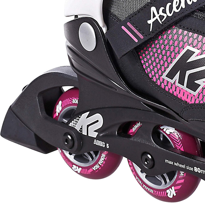 K2 Ascent 80 W Inline Skate Purple/pink/Black/White EU: 38 (UK: 5 / US: 7.5) black - grey - purple,