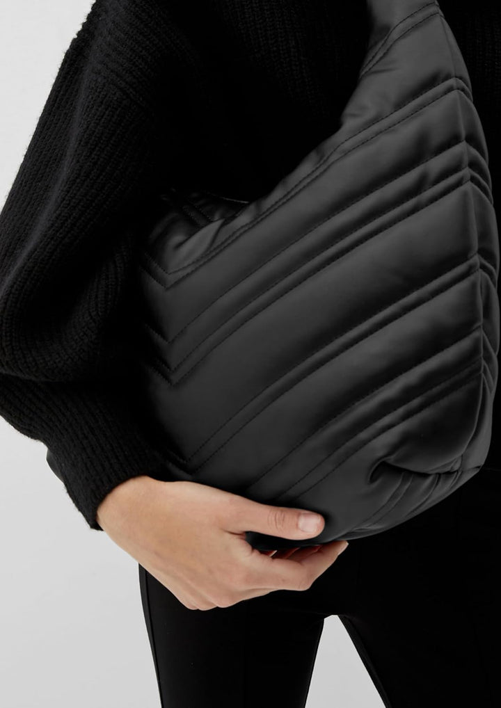 s.Oliver Damen Hobo Bag, Schwarz, Einheitsgrösse EU