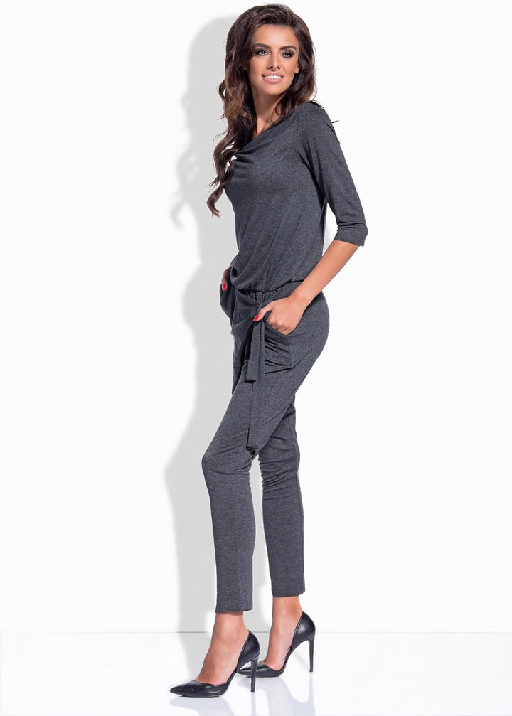 Lemoniade eleganter Jumpsuit mit modischem Schnitt und ausgefallenen Details (Made in EU) L Modell 2
