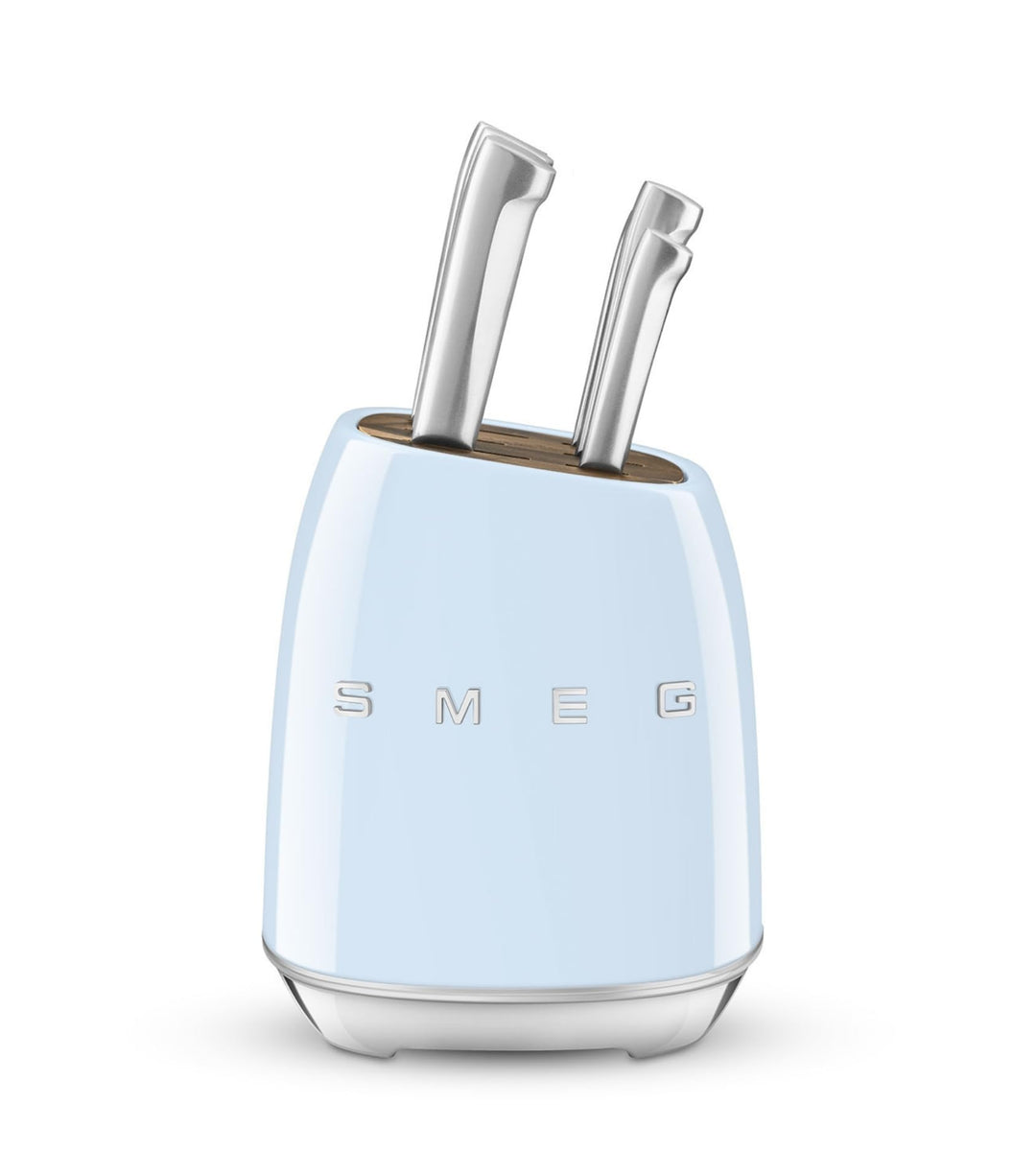 Smeg, Messerblock, KBSF02PB, Hellblau, Hellblau