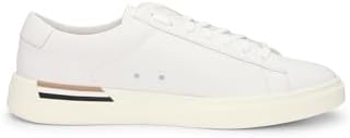 BOSS Herren Schuhe Schnürschuh Freizeitschuh Halbschuh Sneaker Clint Tenn 45 EU Weiss, 45 EU Weiss