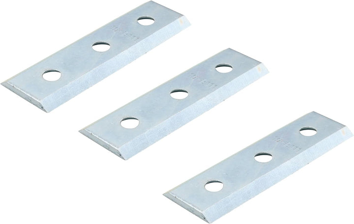 SECURA Häckslermesser 3 x 8,5cm kompatibel mit LESCHA ZAK 2700, 3500, 52534, 56787, 52645