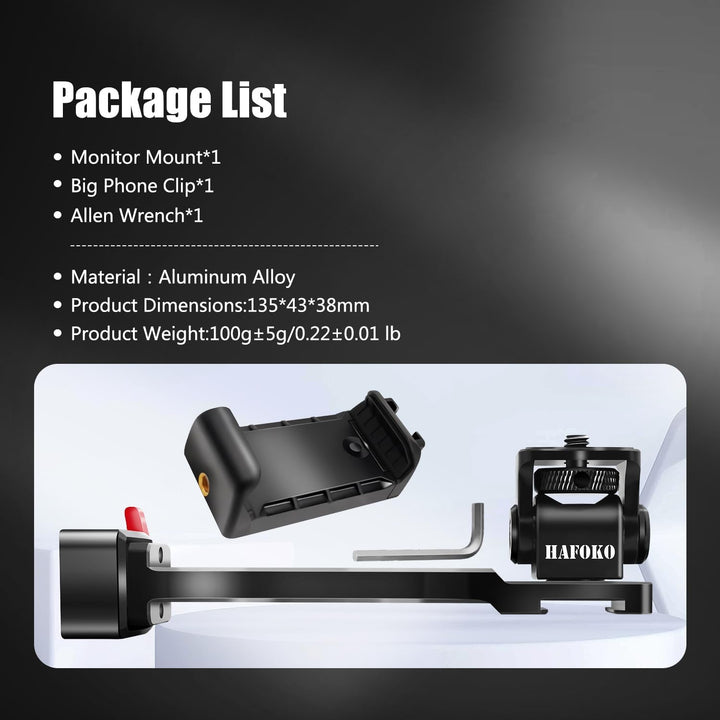 HAFOKO RS3 Gimbal Monitor Montieren RS2 Verlängerung Handhaben Platte w Tablette Montieren Grosser T