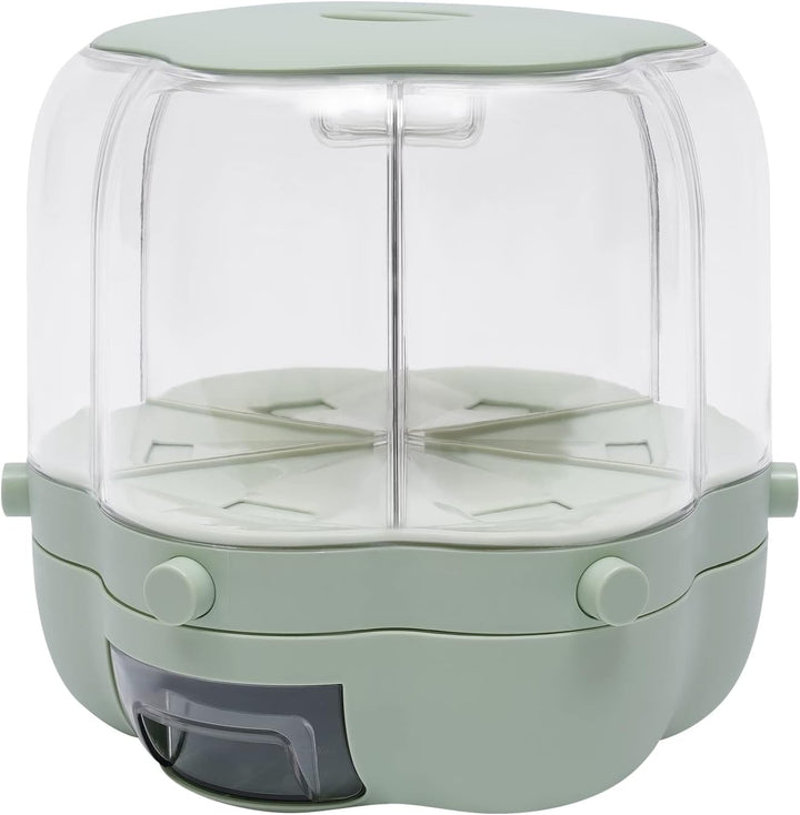 Müslispender, 6 Gitter Getreidespender Müsli Spender Vorratsdosen Set Aufbewahrungsbox Reisespender