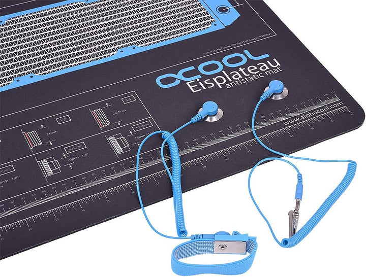 Alphacool 90334 Eisplateau Anti-Statik Arbeits- und Montagematte 120x60cm Wasserkühlung Zubehör
