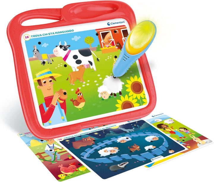 Clementoni - Mein erster Wissenschaftler, alle auf dem Bauernhof, Lernspiel für Kinder 2-4 Jahre, Ba