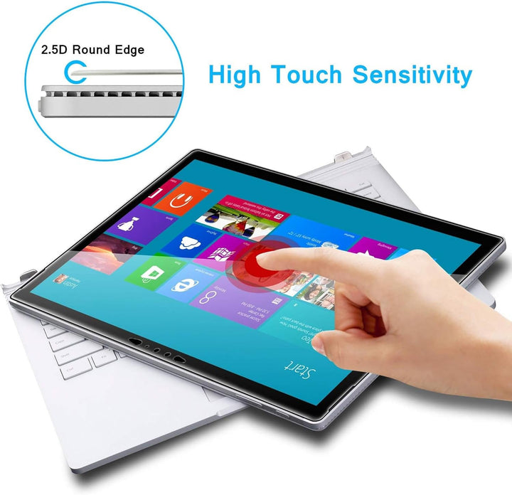 MEGOO [2 Stück Displayschutzfolie für Microsoft Surface Book 2/ Surface Book 3, 15 Zoll (Release 201