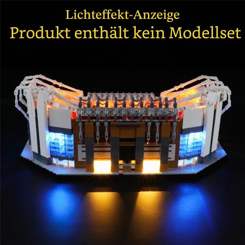 GEAMENT LED Licht-Set Kompatibel mit Lego Old Trafford Manchester United - Beleuchtungsset für Creat
