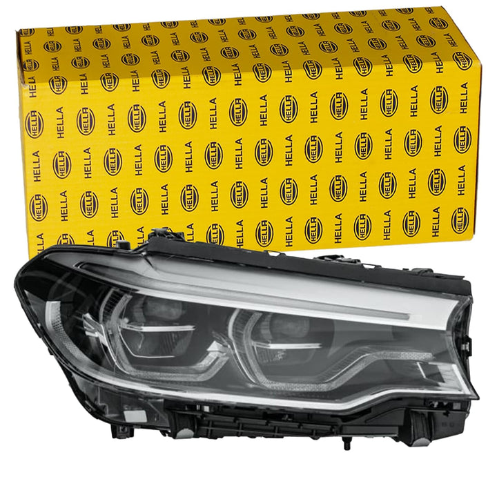 HELLA 1EX 354 836-121 LED Scheinwerfer - für u.a. BMW 5 (G30, F90) - CCC/ECE - für Rechtsverkehr - r