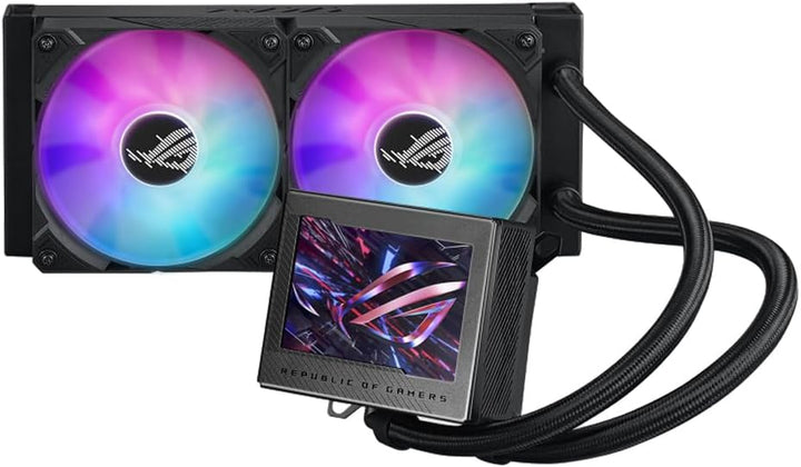 ASUS ROG Ryujin III 240 ARGB All-in-One-Flüssigkeits-CPU-Kühler mit 3,5-Zoll-LCD, Asetek-Pumpe der 8