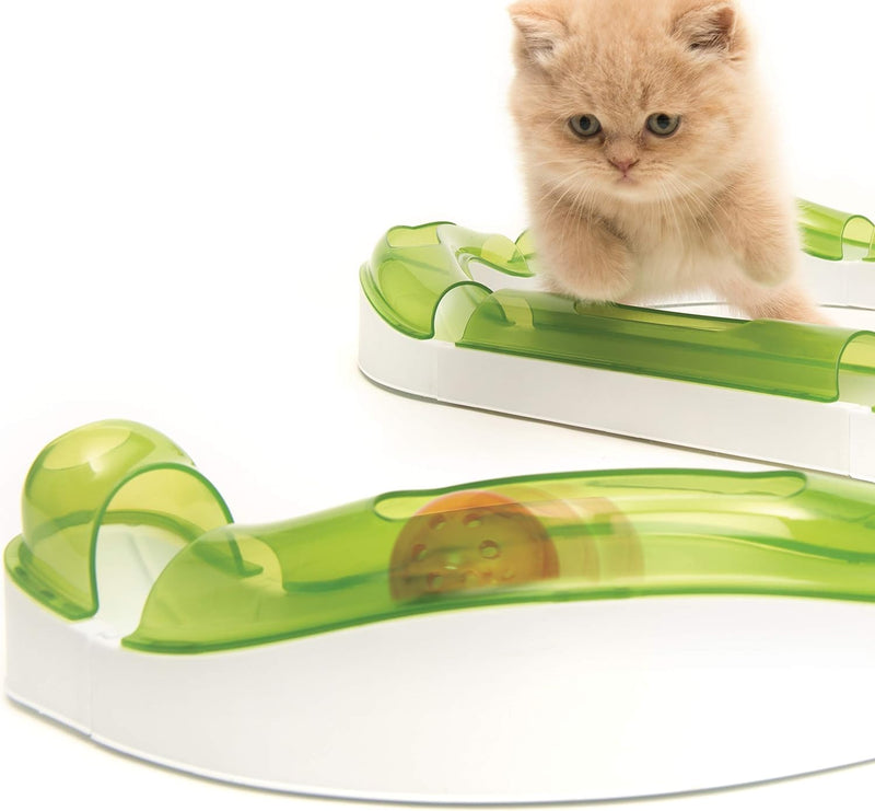 Catit Spielschiene, Wave Circuit, interaktives Spielzeug für Katzen, Wave