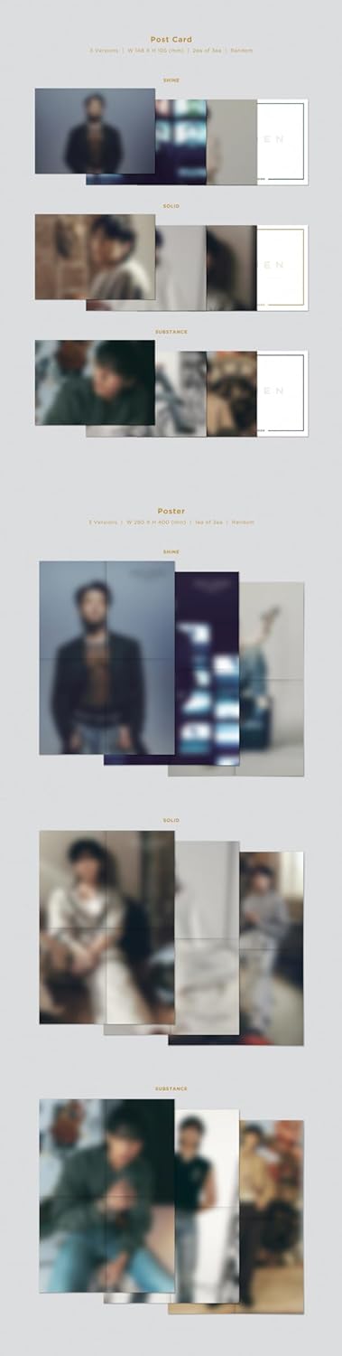 JUNGKOOK BTS - GOLDEN 1st Solo Album+Store Gift (3 ver. SET), 3 Ver. Set