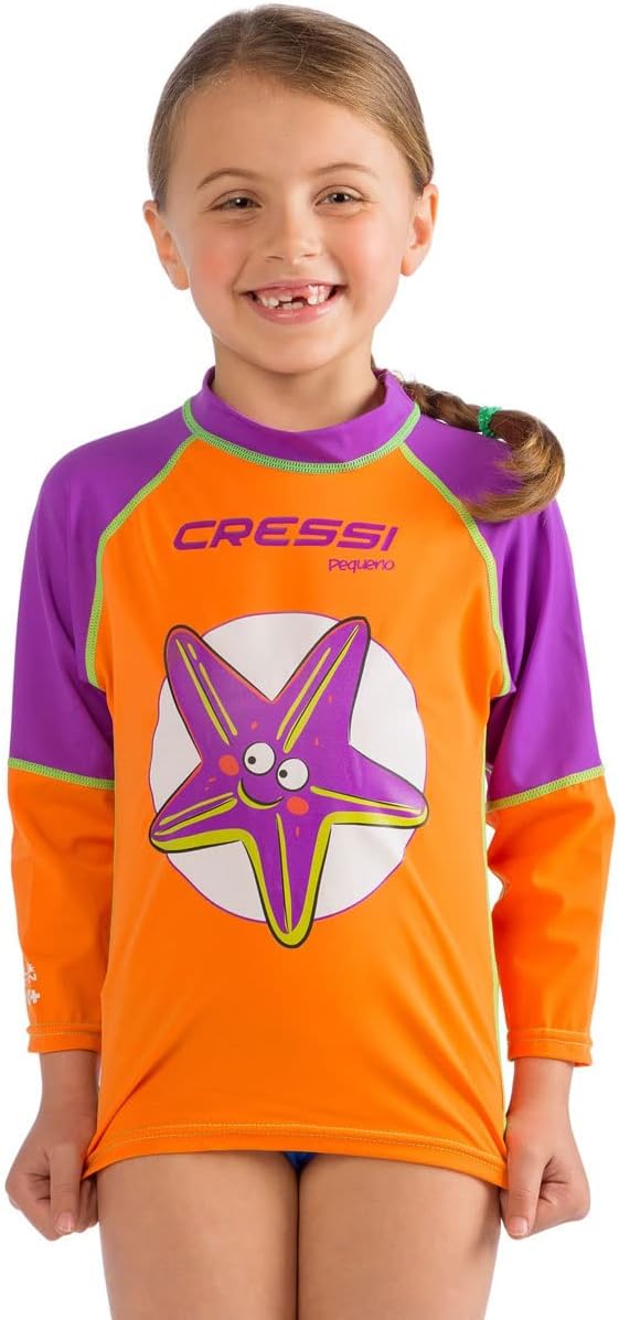 Cressi Kinder Rashguard für Wasseraktivitäten – UV Sonnen- und Windschutz – hält Wärme – Pequeno: De