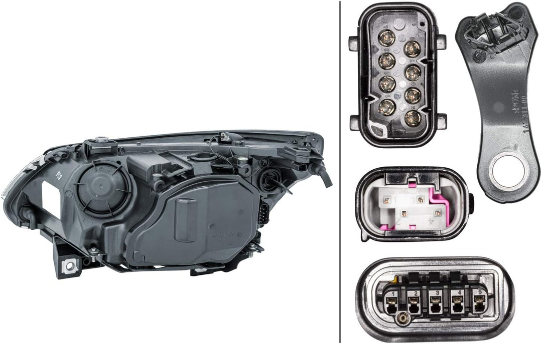 HELLA 1LL 163 082-001 Bi-Xenon-Hauptscheinwerfer - rechts - für u.a. BMW 5 (E60) Rechts (Beifahrerse