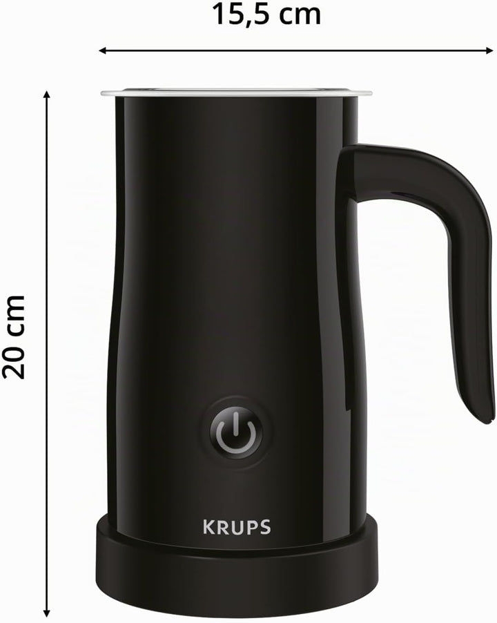 Krups Elektrischer Milchaufschäumer XL1008 | Bis zu 150 ml Aufschäumkapazität | Einfache Bedienung a