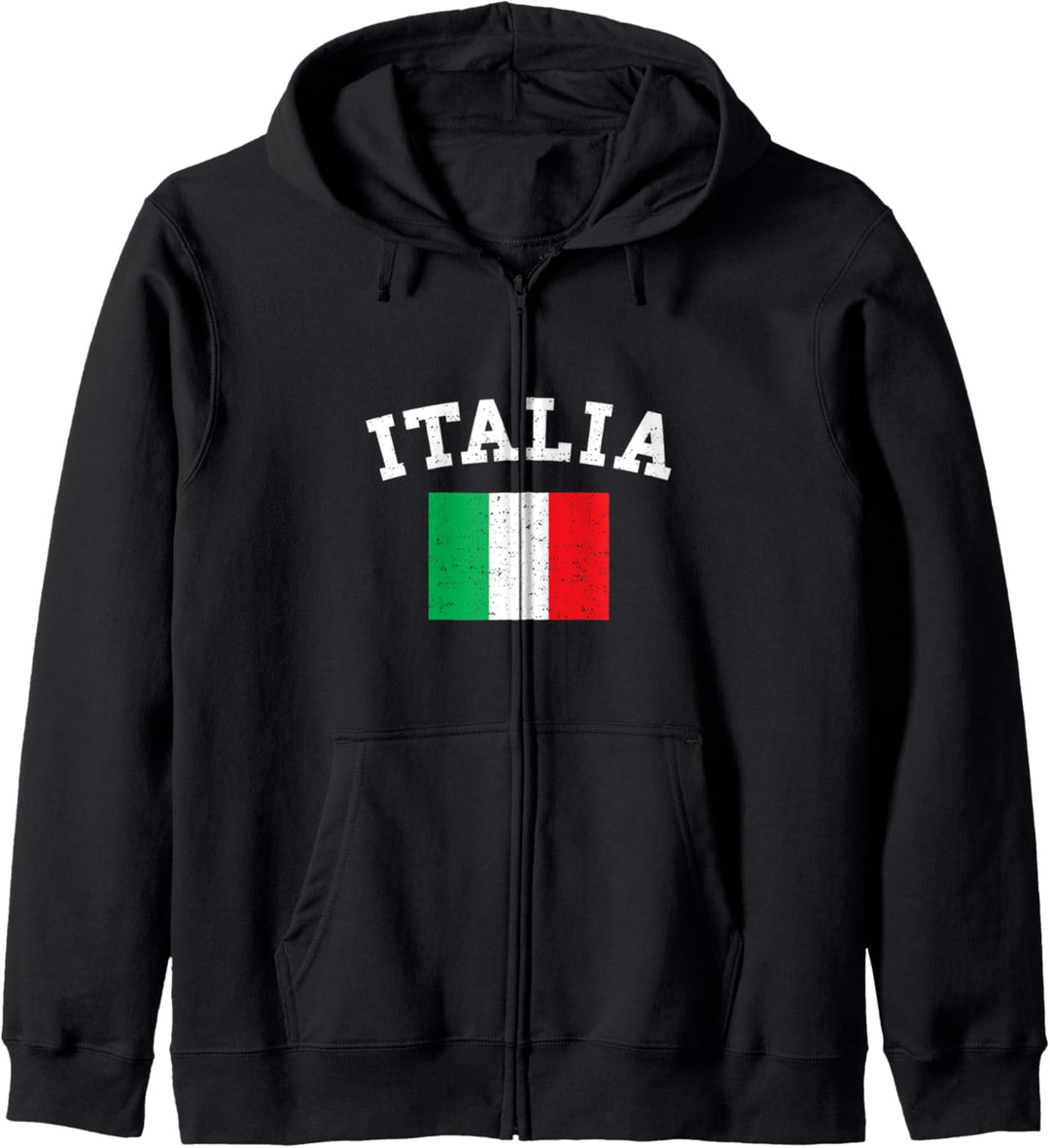 Flagge: Italia Flag - Italienisch Sprüche Kapuzenjacke