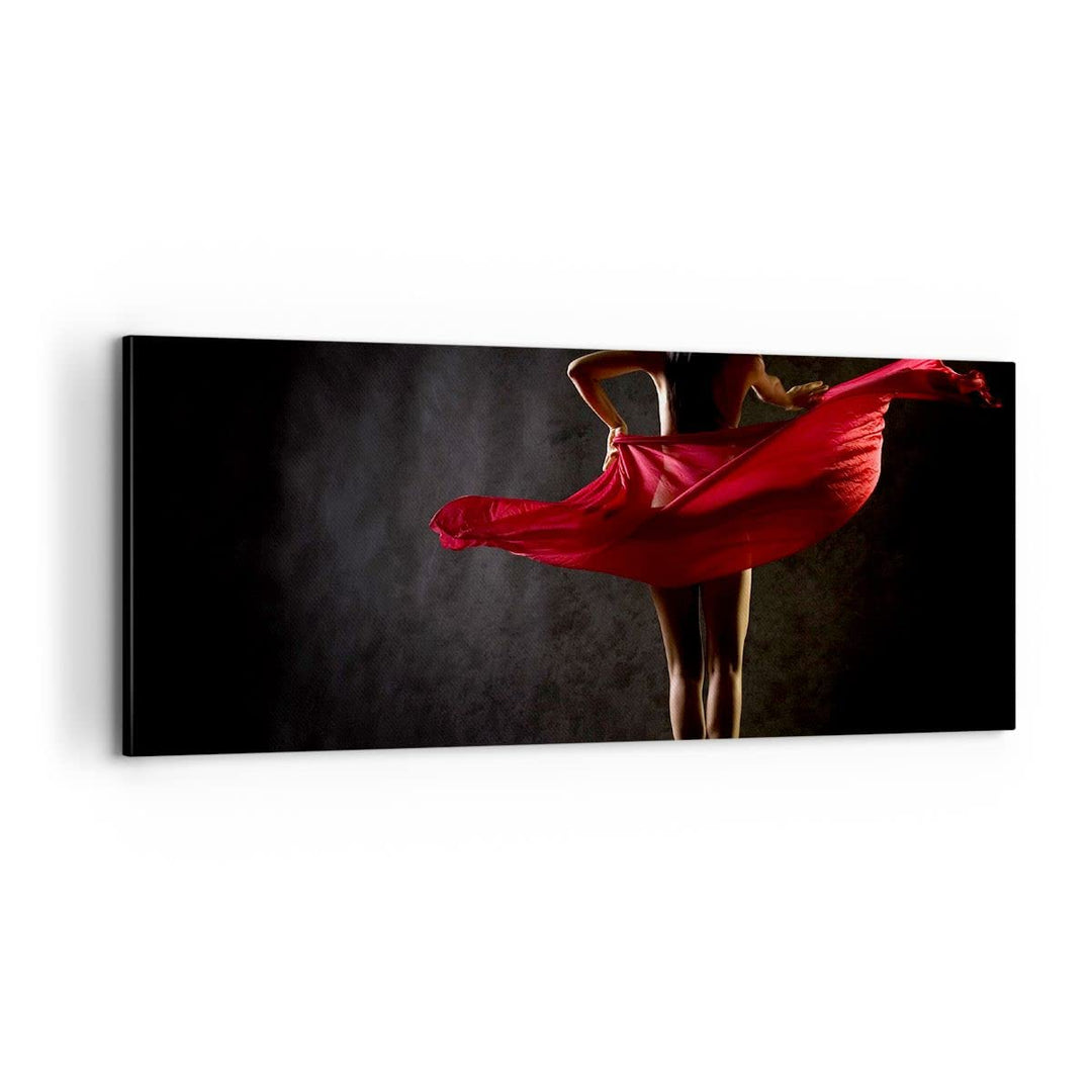 Panorama Bilder auf Leinwand 100x40cm Leinwandbild Schönheit Körper Tänzer Mädchen Gross Wanddeko Bi