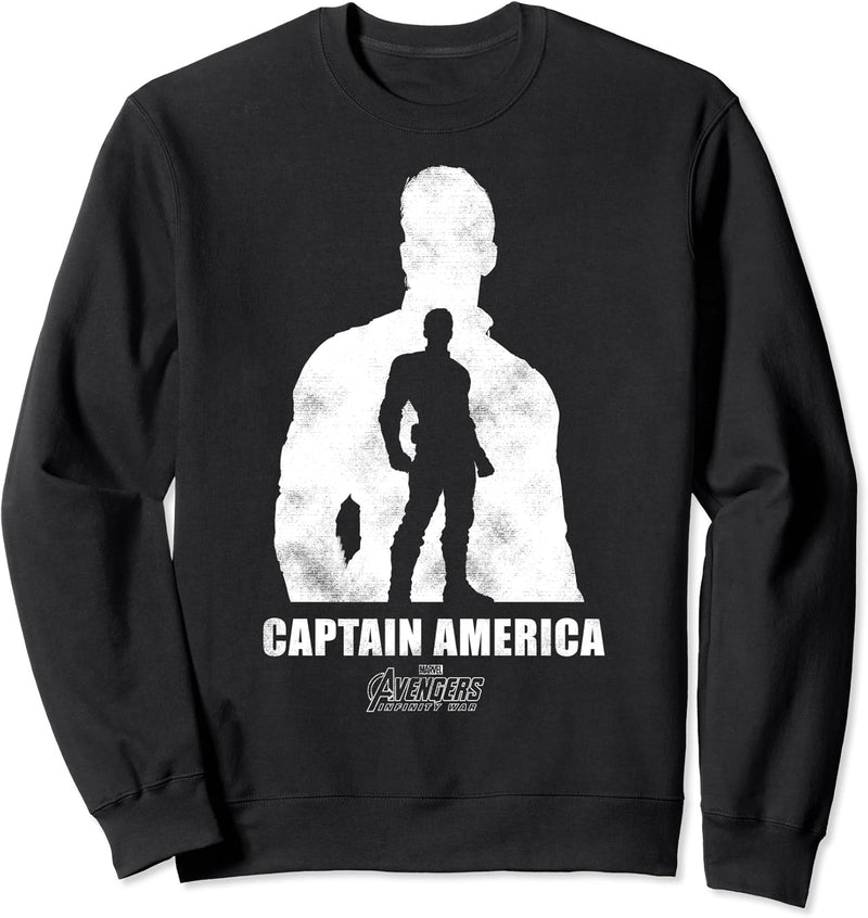 Marvel Avengers: Infinity War Captain America Silhouette Sweatshirt