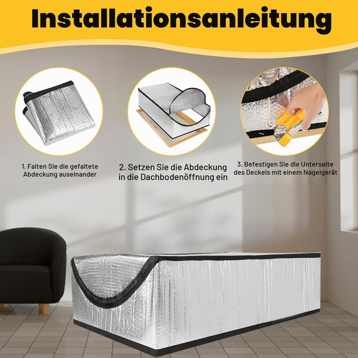 Dachbodentreppen Isolierung Abdeckung, Dachboden Treppen Isolierabdeckung, Attic Door Lsolierung Abd