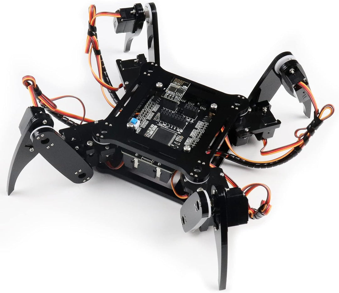 FREENOVE Quadruped Robot Kit (Compatible with Arduino IDE), App Remote Control, Walking Crawling Twi