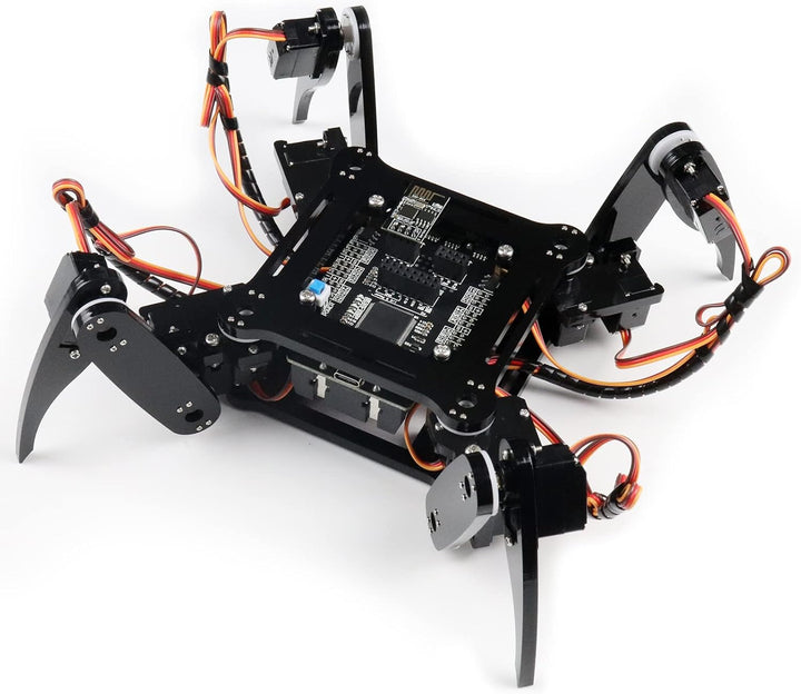FREENOVE Quadruped Robot Kit (Compatible with Arduino IDE), App Remote Control, Walking Crawling Twi