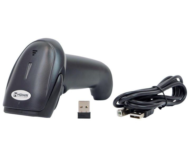 Kabelloser Barcode Scanner, Drahtloser 1D, 2D, QR Code EAN Scanner, Funkscanner und Bluetooth, schne