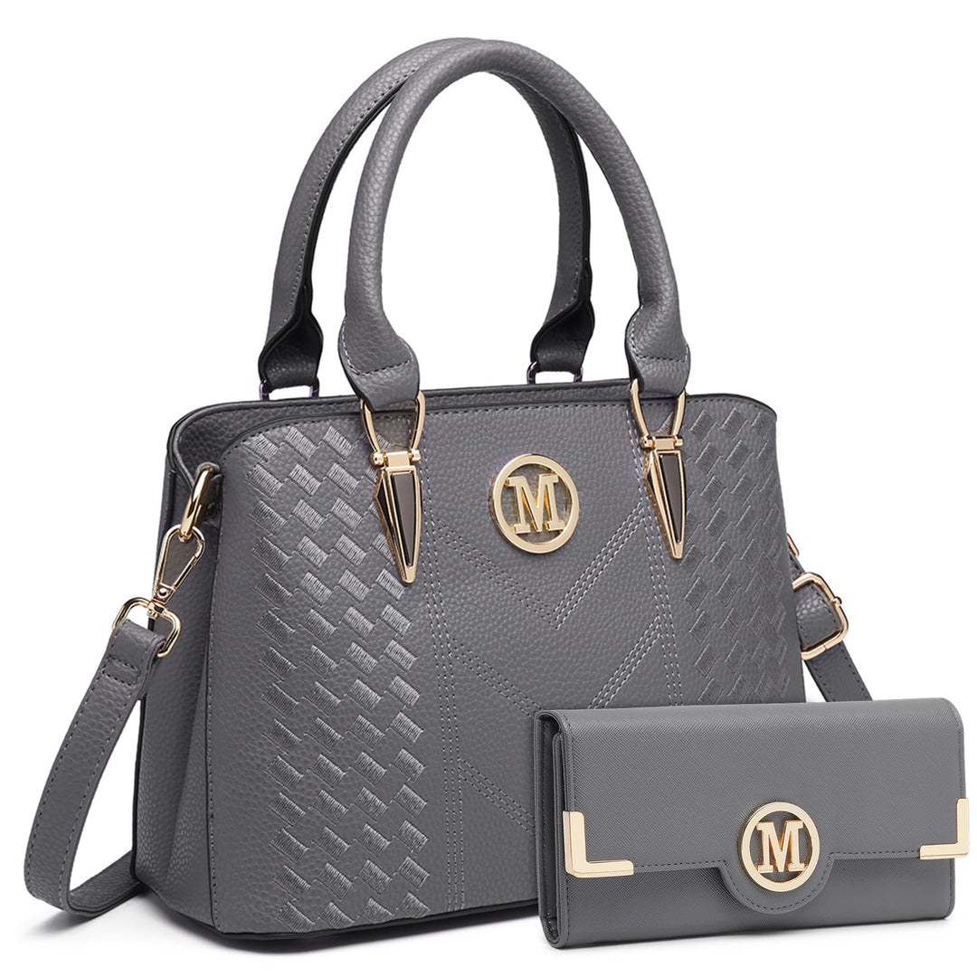 Miss Lulu Handtasche Damen, Handtasche Damen Mittelgross Tasche Damen Mittelgross Elegant Henkeltasc