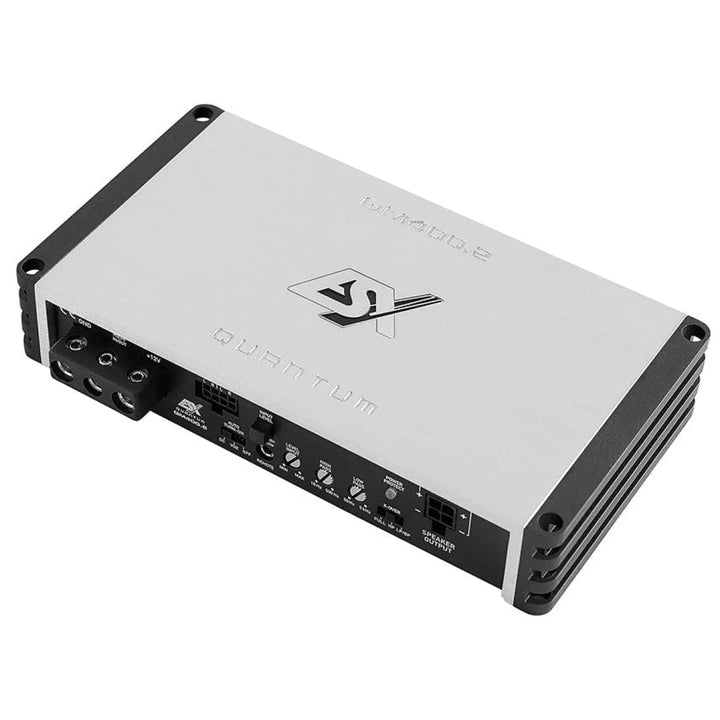 ESX QM400.2 | 2-Kanal Class D Mini Digital Verstärker Endstufe 450 Watt RMS Ausgangsleistung