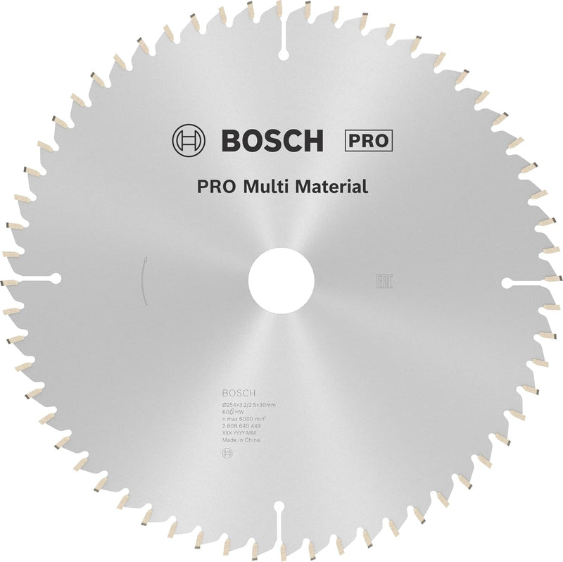 Bosch Accessories Bosch Professional 1x Kreissägeblatt Multi Material (für Multimaterial, Sägeblatt