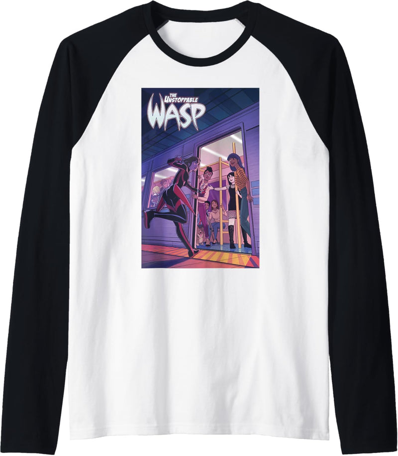 Marvel The Unstoppable Wasp Comic Cover Raglan