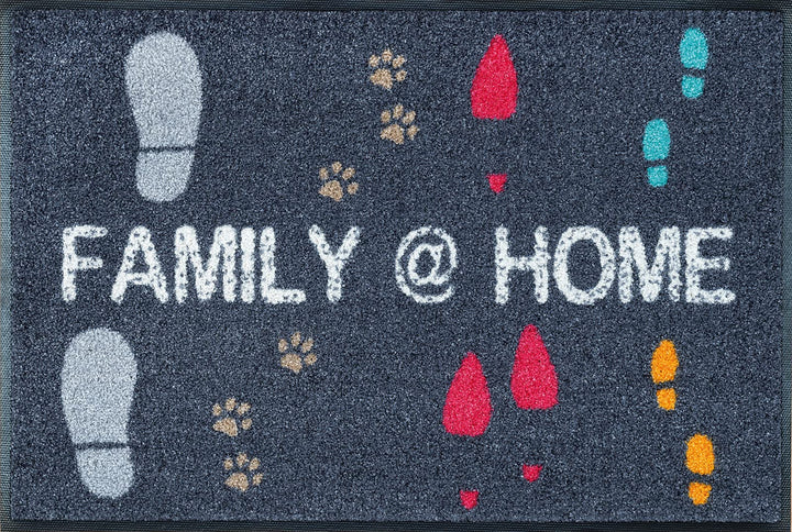 wash+dry Fussmatte, Family @ Home 50x75 cm, innen und aussen, waschbar