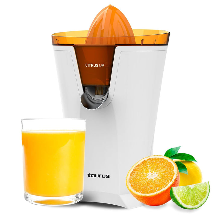 Taurus - Extra hoher Zitruspress Citrus Up | 40W | Direktes Ausschenken | 2 Presskegel | 200ml Behäl