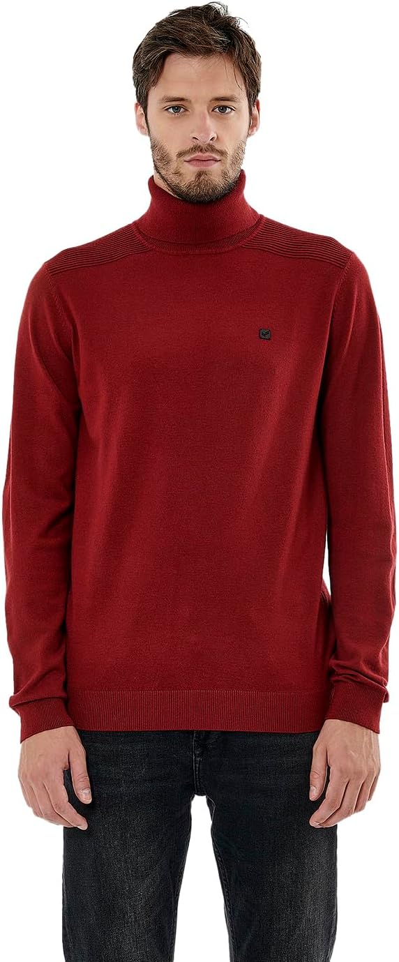 Kaporal Herren Arian Pullover, Weinrot, Small