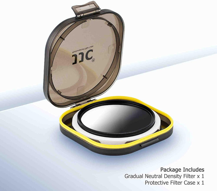 JJC 55 mm Verlaufsfilter ND-Filter Gradual Neutral Density Filter für Sony FE 35 mm F1.8/E 18-135 mm