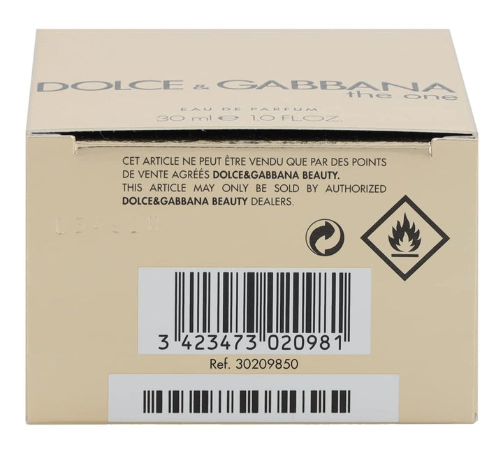 Dolce & Gabbana The One Eau de Parfum, Damen 30 ml 30 ml
