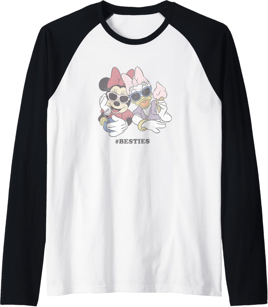 Disney Minnie & Daisy Hashtag Best Friends Raglan