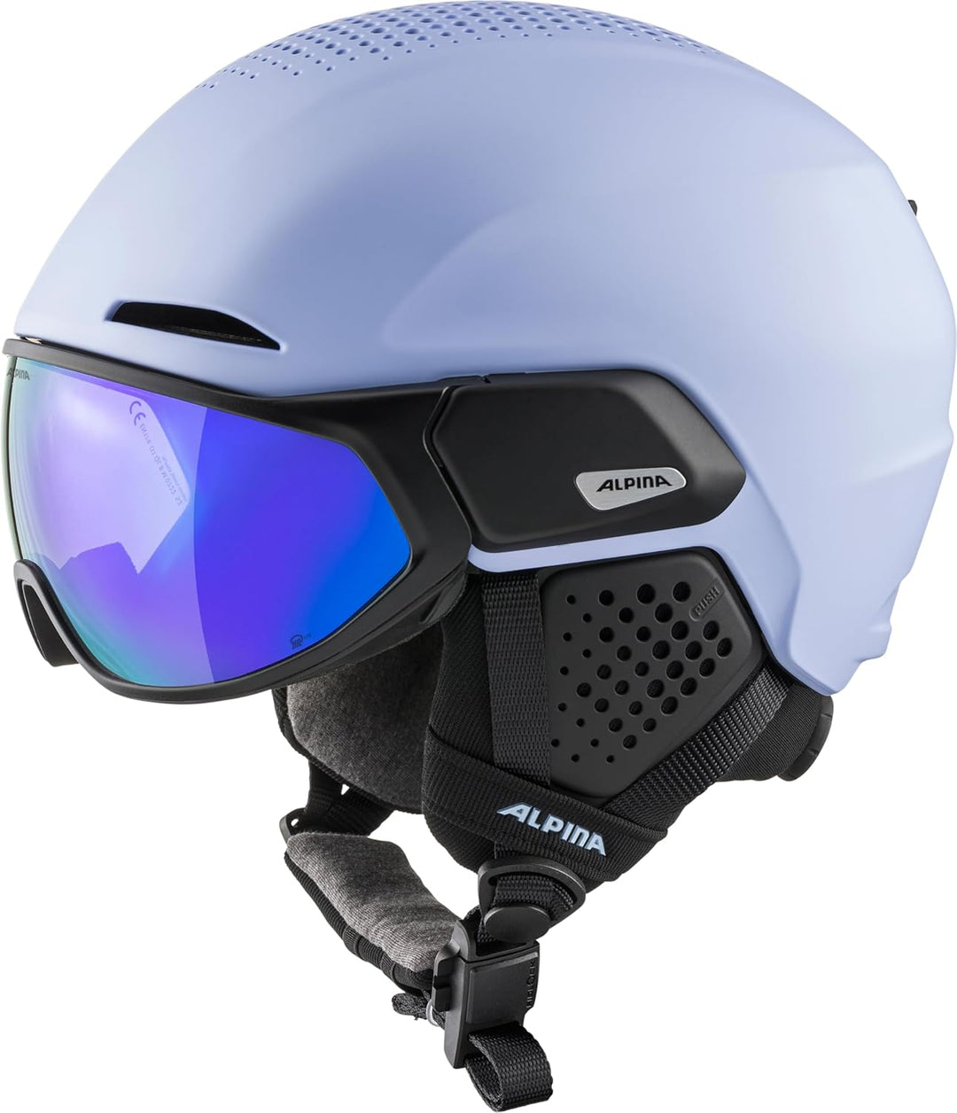 ALPINA ALTO Q-LITE - Sicherer, Stossabsorbierender & Individuell Anpassbarer Skihelm Mit Kontrastver