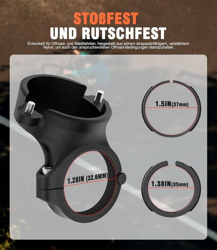 Sattelstützen Quarter Turn Halterung mit Airtag Kompatibel mit Garmin Varia RVR315/RTL515/RTL510, Rü