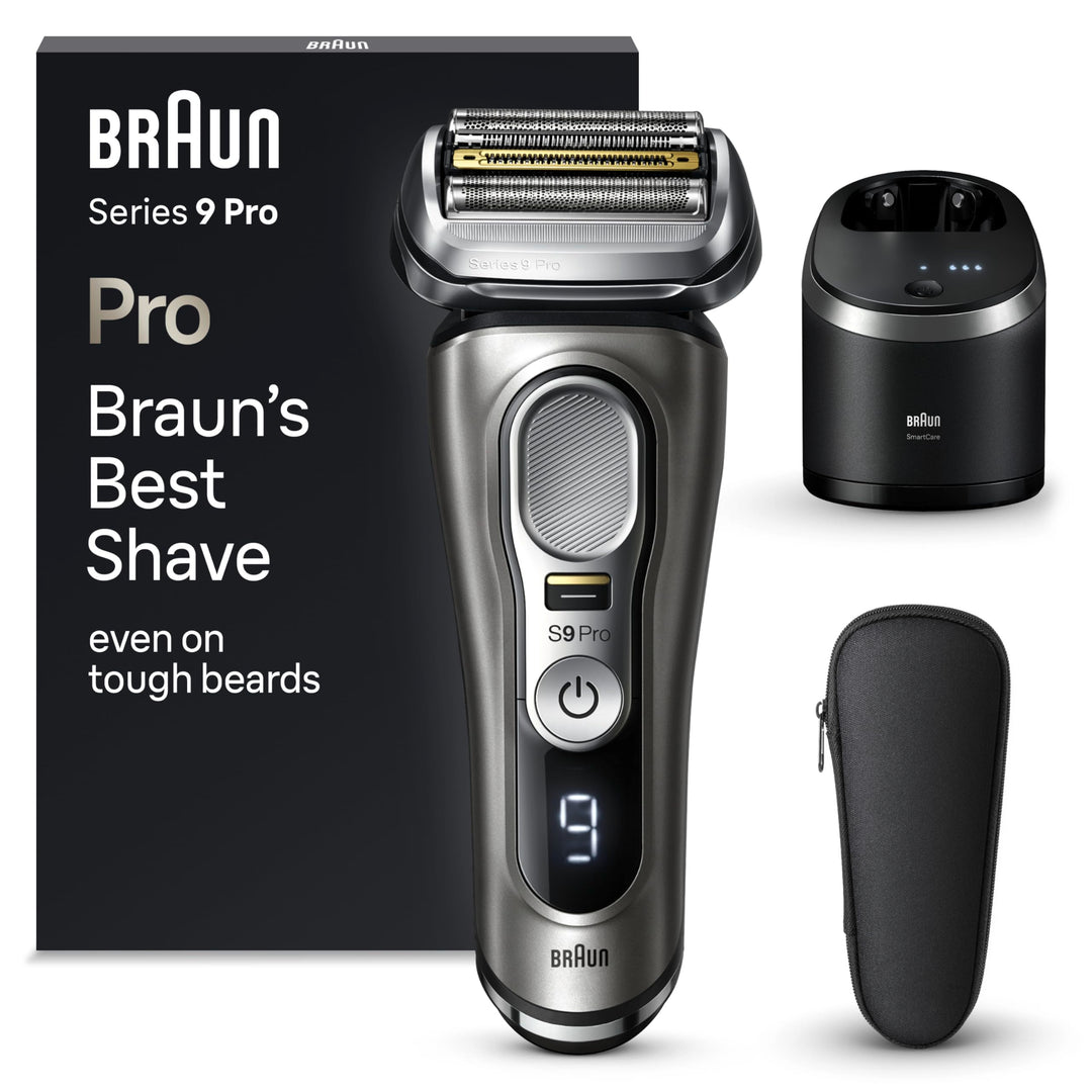 Braun Series 9 Pro Premium Elektrorasierer mit 4+1 Scherkopf, Rasierer Herren Elektrisch, ProLift Tr