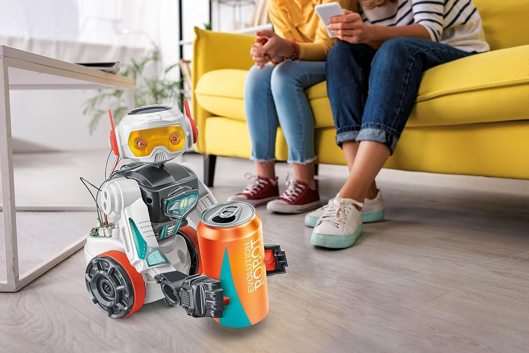 Clementoni Roboter Evolution zum Zusammenbauen für Kinder 8+ | Wissenschaft & Spiel – Robotik | Lern