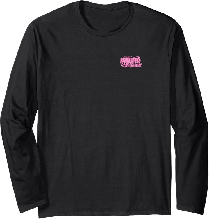 Naruto Shippuden Pink und Blaugrün Sakura Langarmshirt
