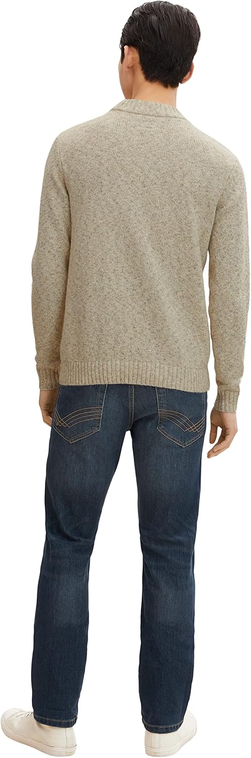 TOM TAILOR Herren Marvin Straight Jeans 32W / 36L 10281 - Mid Stone Wash Denim, 32W / 36L 10281 - Mi