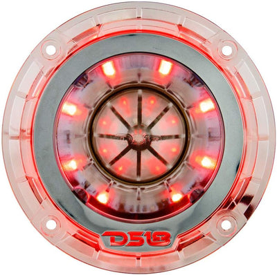 DS18 Car Audio Tweeter 1" Inch 300w Watt Dash Door Super Bullet PRO-TW4L Single RGB LED PRO-TW4L Ein