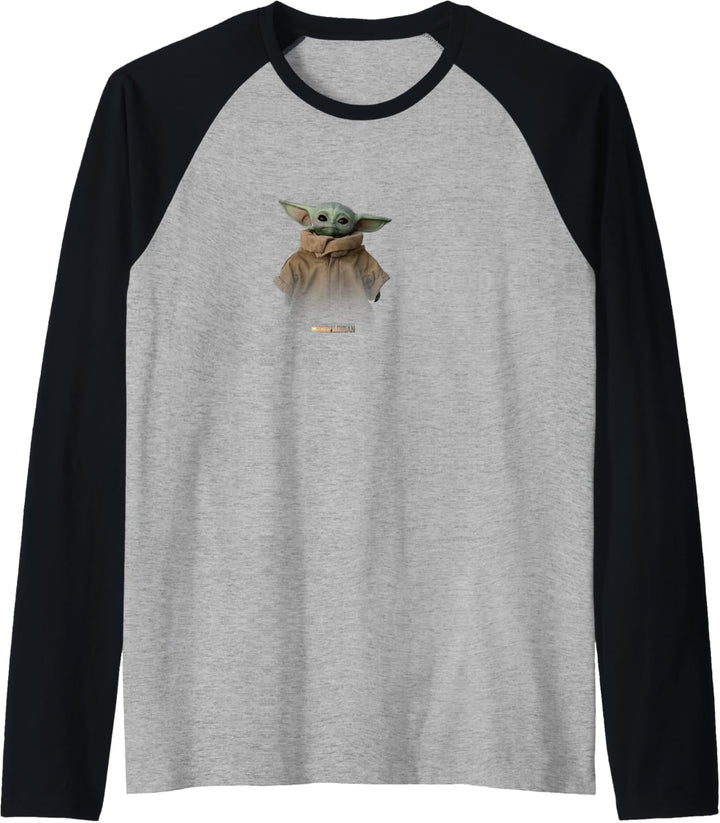 Star Wars The Mandalorian The Child Simple Portrait Raglan