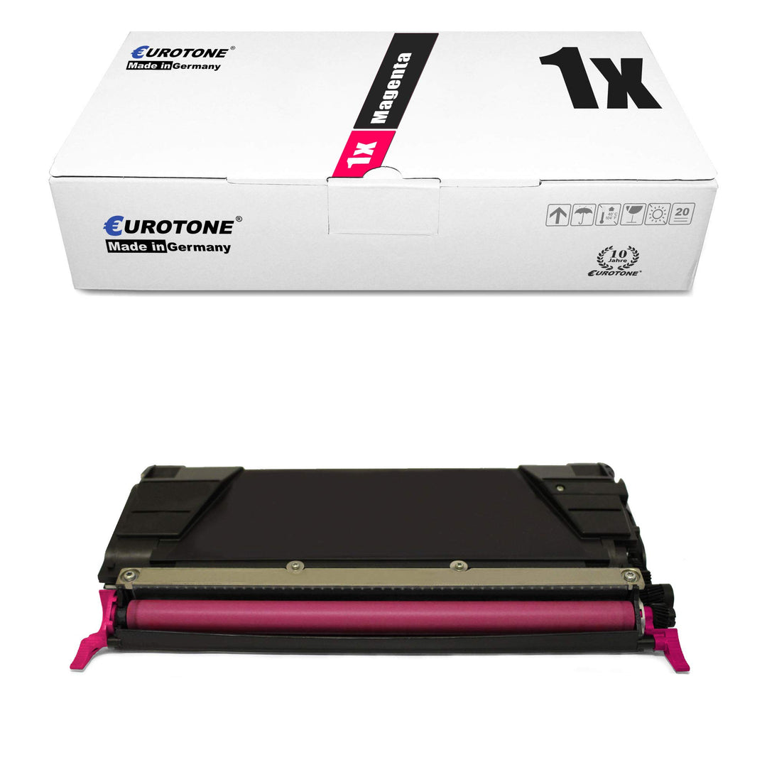 Eurotone Toner Cartridge XXL Magenta für Lexmark Optra C520 C522 C524 + C530 C532 C534 - Alternative