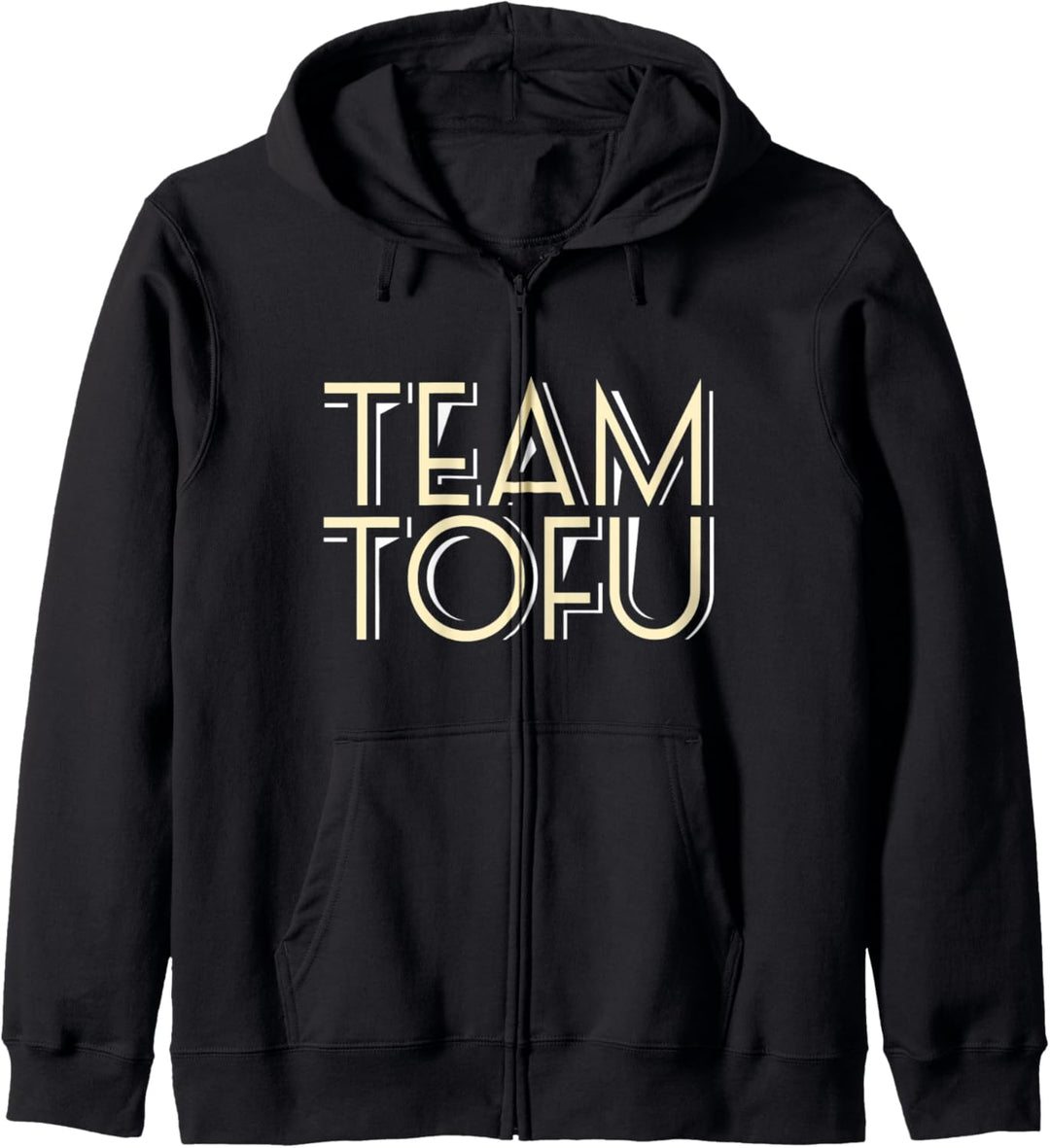 Team Tofu Vegan Lustige Veggies Meatless Vegetarisch Kapuzenjacke
